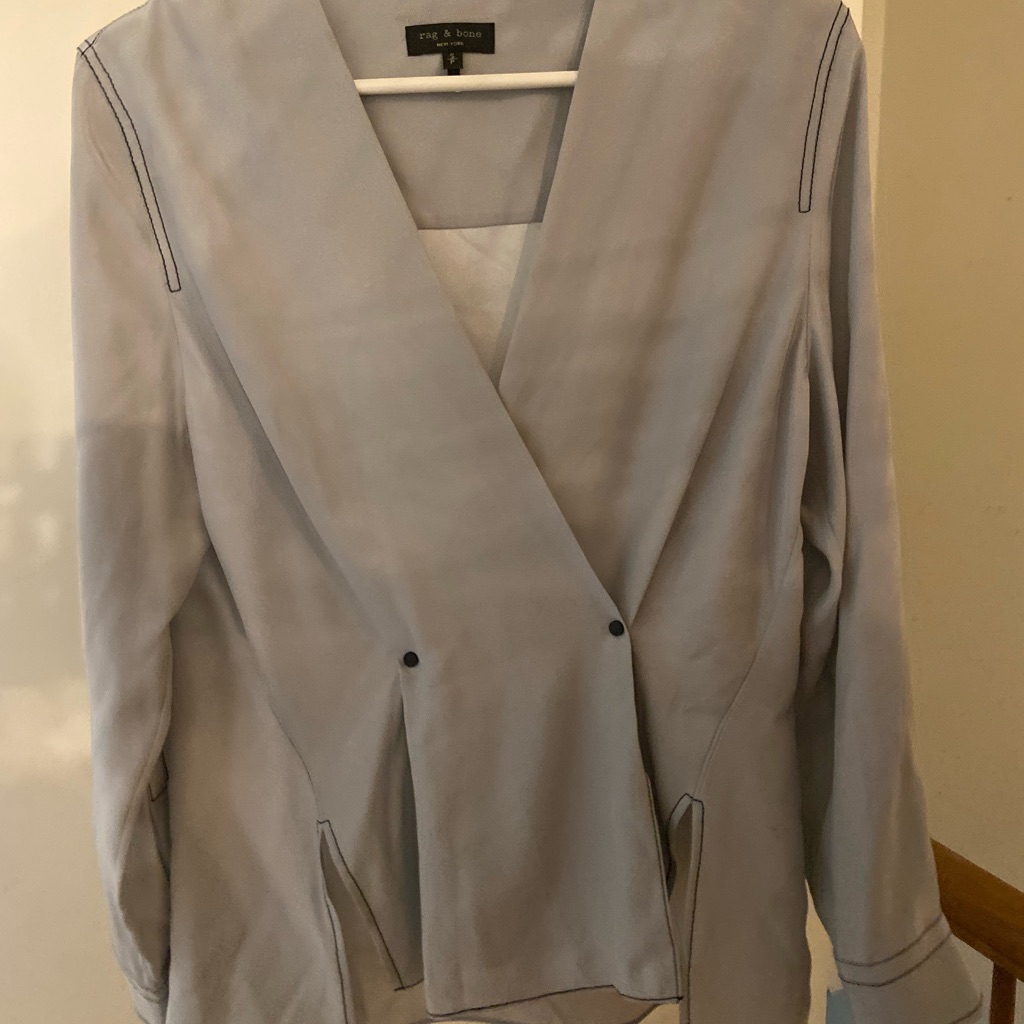 Rag And Bone Silk Blouse